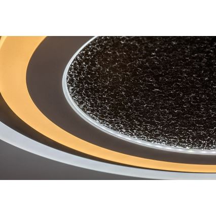 Rabalux - Dæmpbar LED-loftlampe LED/56W/230V 3000/4000/6000K sort + fjernbetjening Ø 45 cm