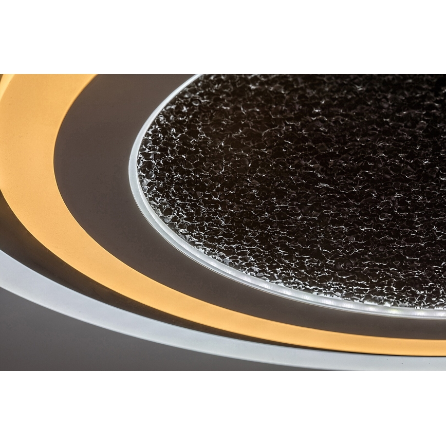 Rabalux - Dæmpbar LED-loftlampe LED/56W/230V 3000/4000/6000K sort + fjernbetjening Ø 45 cm