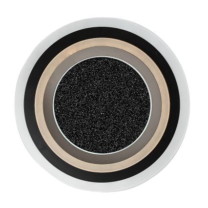 Rabalux - Dæmpbar LED-loftlampe LED/56W/230V 3000/4000/6000K sort + fjernbetjening Ø 45 cm