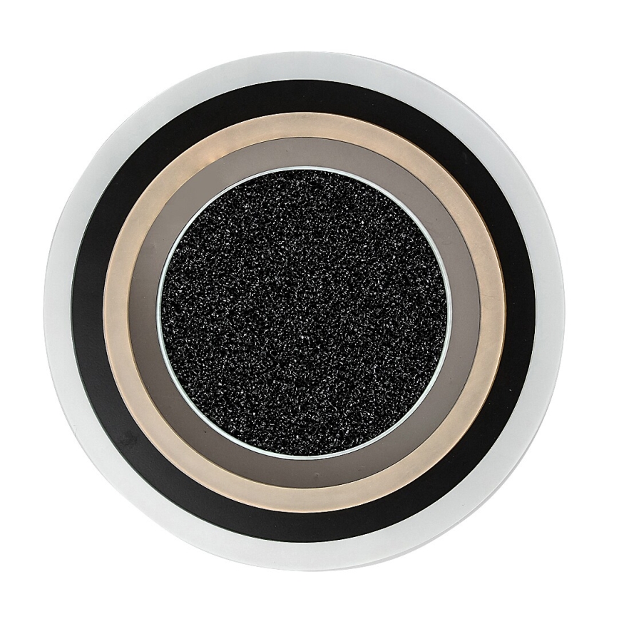 Rabalux - Dæmpbar LED-loftlampe LED/56W/230V 3000/4000/6000K sort + fjernbetjening Ø 45 cm