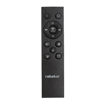 Rabalux - LED loftlampe dæmpbar LED/56W/230V 3000/4000/6000K sort + fjernbetjening