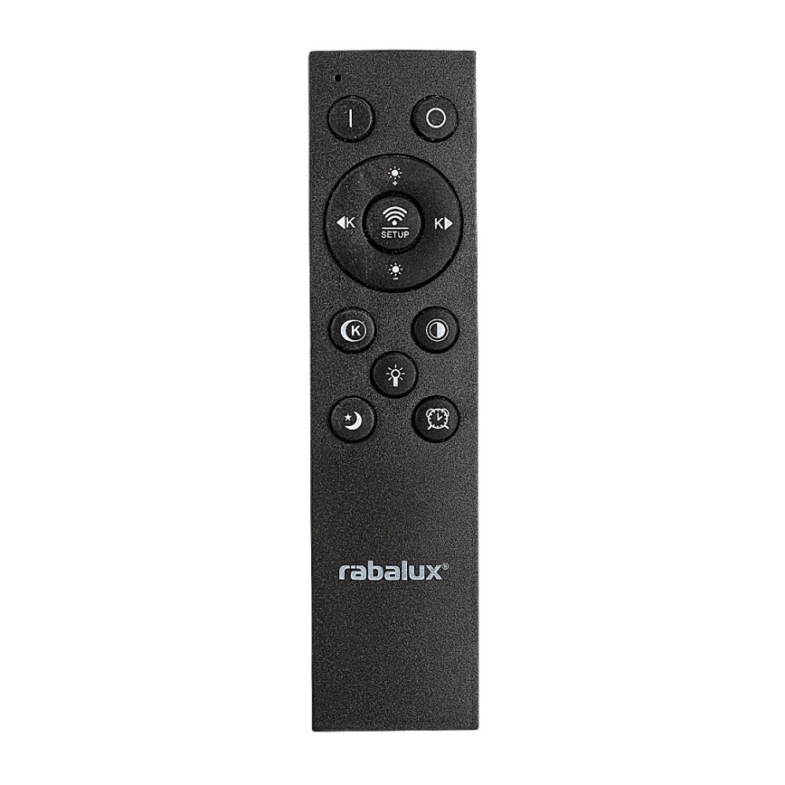 Rabalux - LED loftlampe dæmpbar LED/56W/230V 3000/4000/6000K sort + fjernbetjening