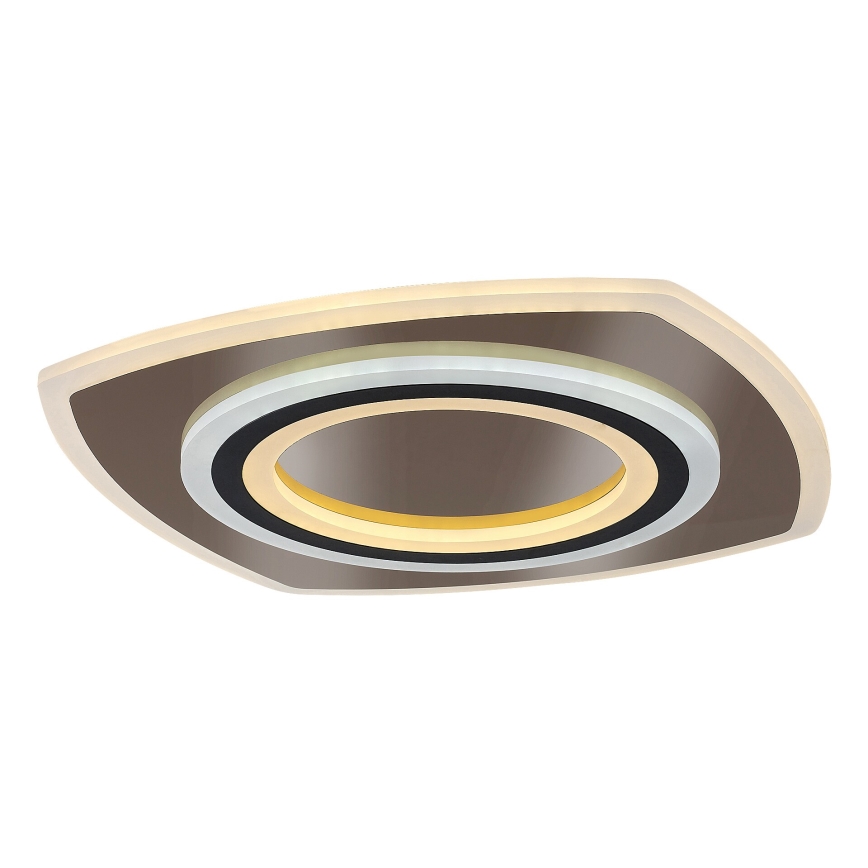 Rabalux - LED loftlampe dæmpbar LED/60W/230V 3000/4000/6000K mat krom/sort + fjernbetjening