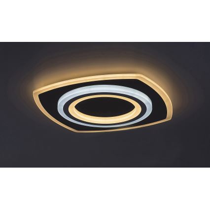 Rabalux - LED-dæmpbar loftlampe LED/60W/230V 3000/4000/6000K mat krom + fjernbetjening 48x48 cm