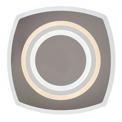 Rabalux - LED-dæmpbar loftlampe LED/60W/230V 3000/4000/6000K mat krom + fjernbetjening 48x48 cm