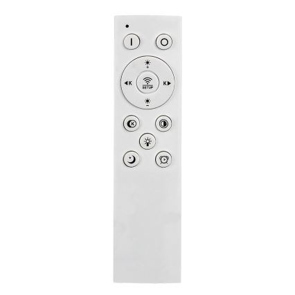 Rabalux - LED-dæmpbar loftlampe LED/60W/230V 3000/4000/6000K mat krom + fjernbetjening 48x48 cm