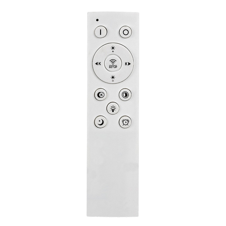 Rabalux - LED-dæmpbar loftlampe LED/60W/230V 3000/4000/6000K mat krom + fjernbetjening 48x48 cm