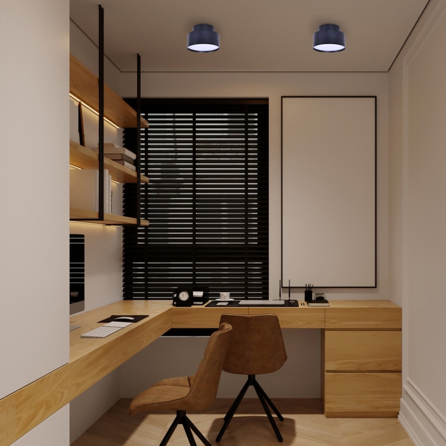 Rabalux - LED loftlampe LED/24W/230V 3000K sort