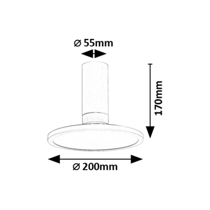 Rabalux - LED loftlampe LED/20W/230V 3000K hvid