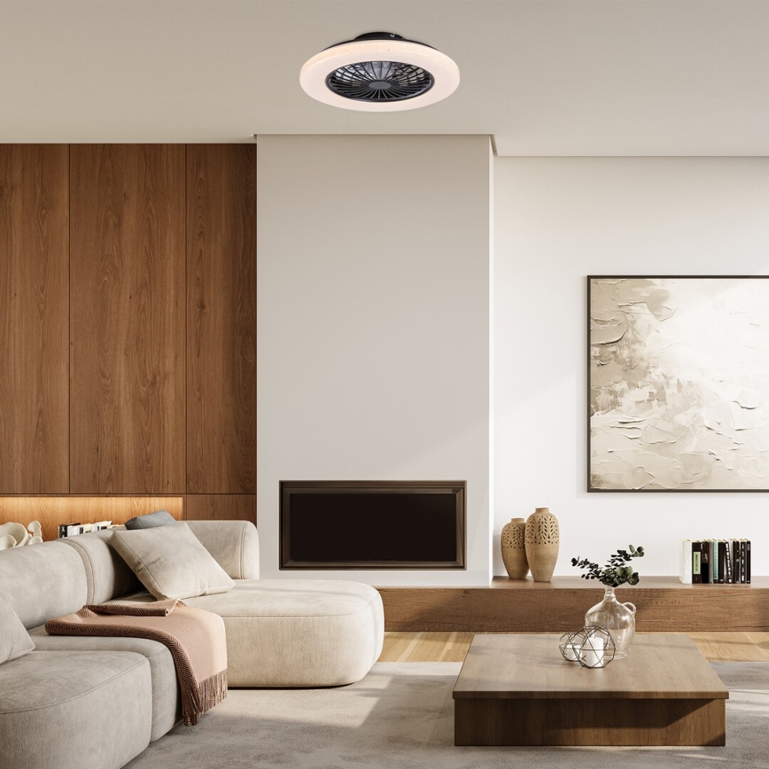 Rabalux - LED Loftlampe med ventilator dæmpbar LED/48W/230V 3000-6500K + fjernbetjening