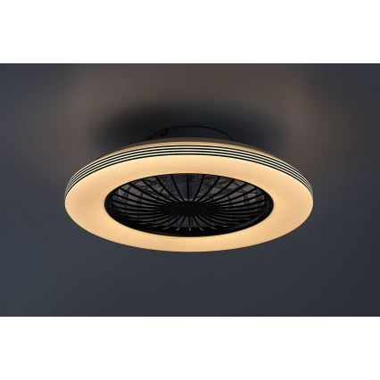 Rabalux - LED dæmpbar loftlampe med ventilator LED/48W/230V 3000-6500K + fjernbetjening