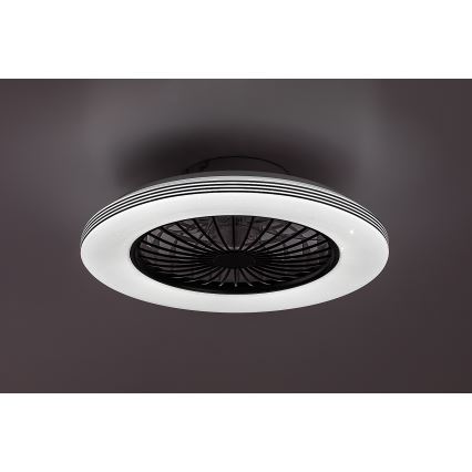Rabalux - LED dæmpbar loftlampe med ventilator LED/48W/230V 3000-6500K + fjernbetjening