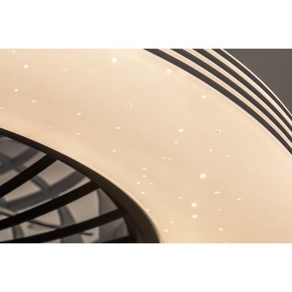 Rabalux - LED dæmpbar loftlampe med ventilator LED/48W/230V 3000-6500K + fjernbetjening
