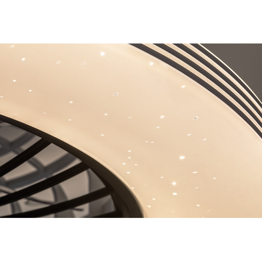 Rabalux - LED dæmpbar loftlampe med ventilator LED/48W/230V 3000-6500K + fjernbetjening
