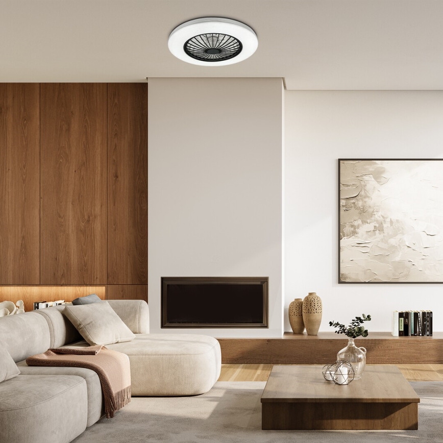 Rabalux - LED Loftlampe med ventilator dæmpbar LED/48W/230V 3000-6500K + fjernbetjening