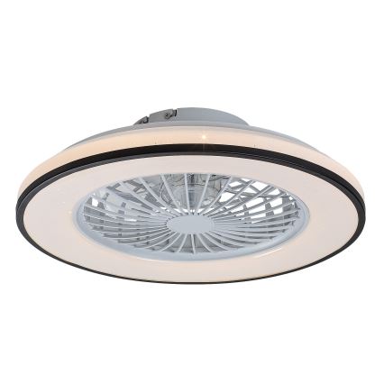 Rabalux - LED dæmpbar loftlampe med ventilator LED/48W/230V 3000-6500K + fjernbetjening