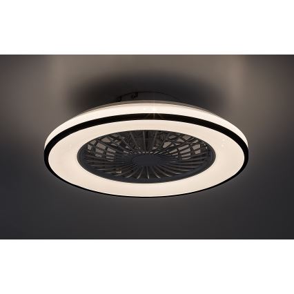 Rabalux - LED Loftlampe med ventilator dæmpbar LED/48W/230V 3000-6500K + fjernbetjening