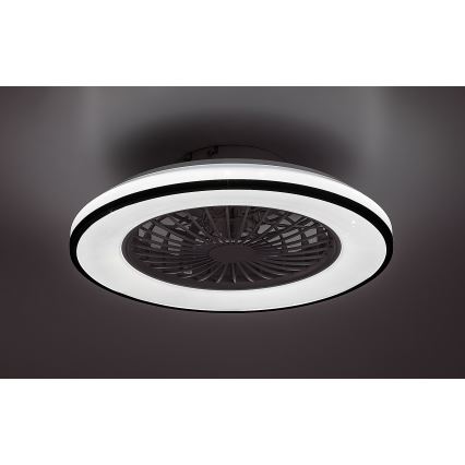 Rabalux - LED Loftlampe med ventilator dæmpbar LED/48W/230V 3000-6500K + fjernbetjening
