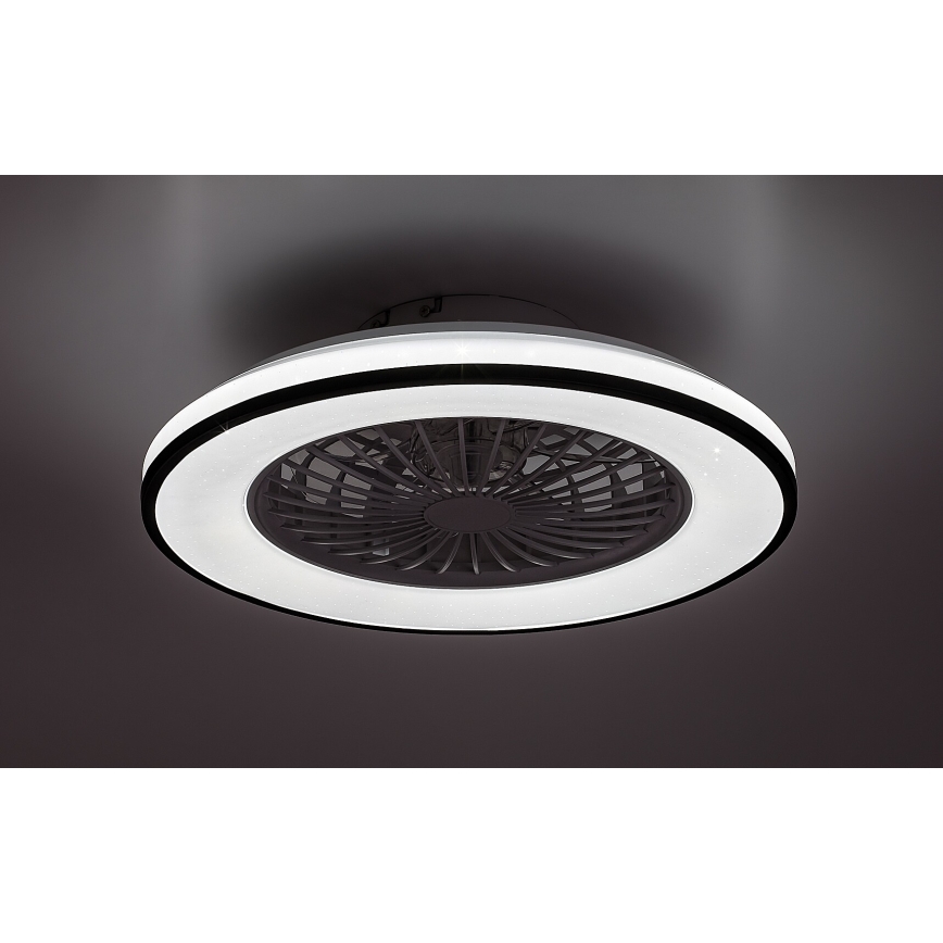 Rabalux - LED Loftlampe med ventilator dæmpbar LED/48W/230V 3000-6500K + fjernbetjening