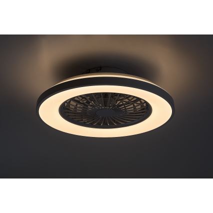 Rabalux - LED Loftlampe med ventilator dæmpbar LED/48W/230V 3000-6500K + fjernbetjening
