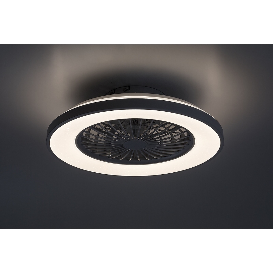 Rabalux - LED Loftlampe med ventilator dæmpbar LED/48W/230V 3000-6500K + fjernbetjening