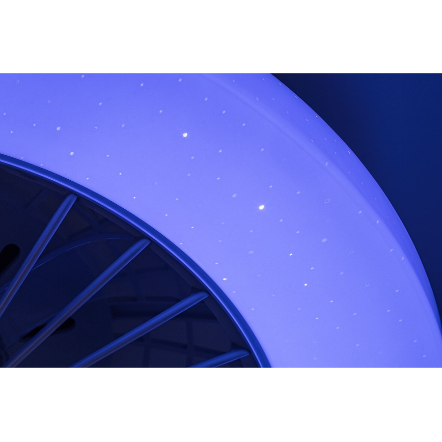 Rabalux - LED RGB Dæmpbar loftlampe med ventilator LED/48W/230V 3000-6500K + fjernbetjening