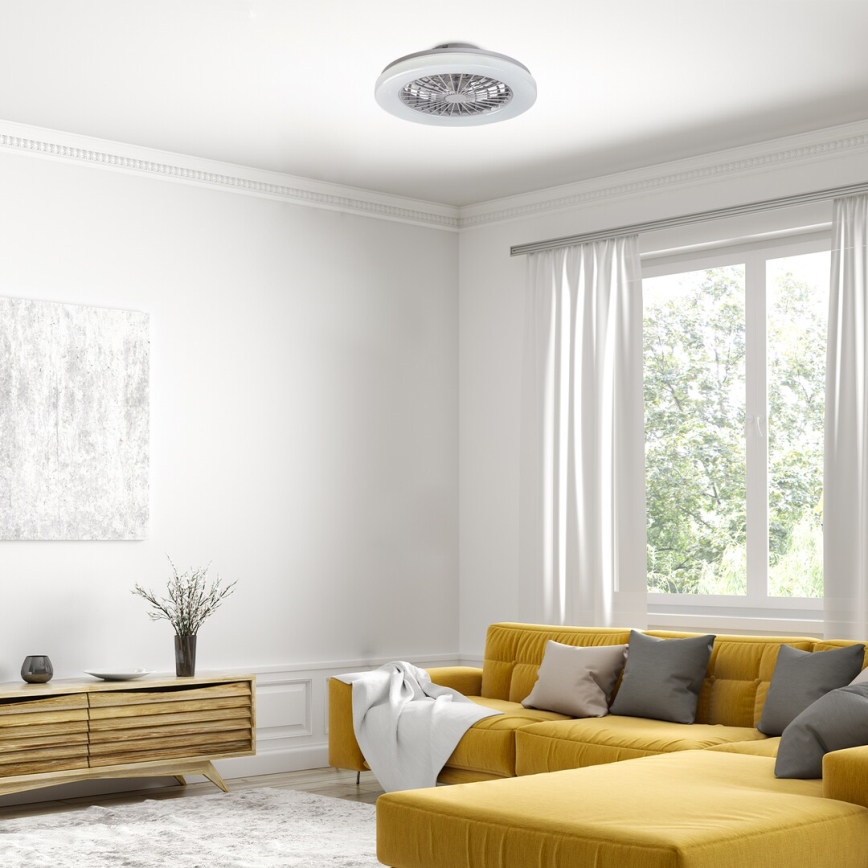 Rabalux - LED loftlampe med RGB-farver og ventilator dæmpbar LED/48W/230V 3000-6500K + fjernbetjening
