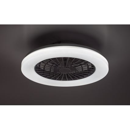 Rabalux - LED loftlampe med RGB-farver og ventilator dæmpbar LED/48W/230V 3000-6500K + fjernbetjening