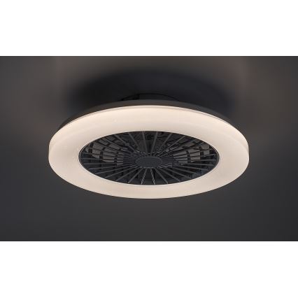 Rabalux - LED loftlampe med RGB-farver og ventilator dæmpbar LED/48W/230V 3000-6500K + fjernbetjening