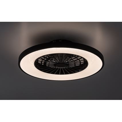 Rabalux - LED dæmpbar loftlampe med ventilator LED/72W/230V 3000-6500K + fjernbetjening