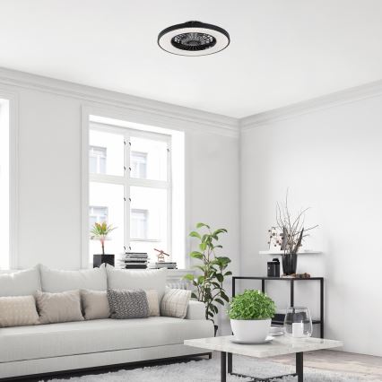 Rabalux - LED Loftlampe med ventilator dæmpbar LED/72W/230V 3000-6500K + fjernbetjening