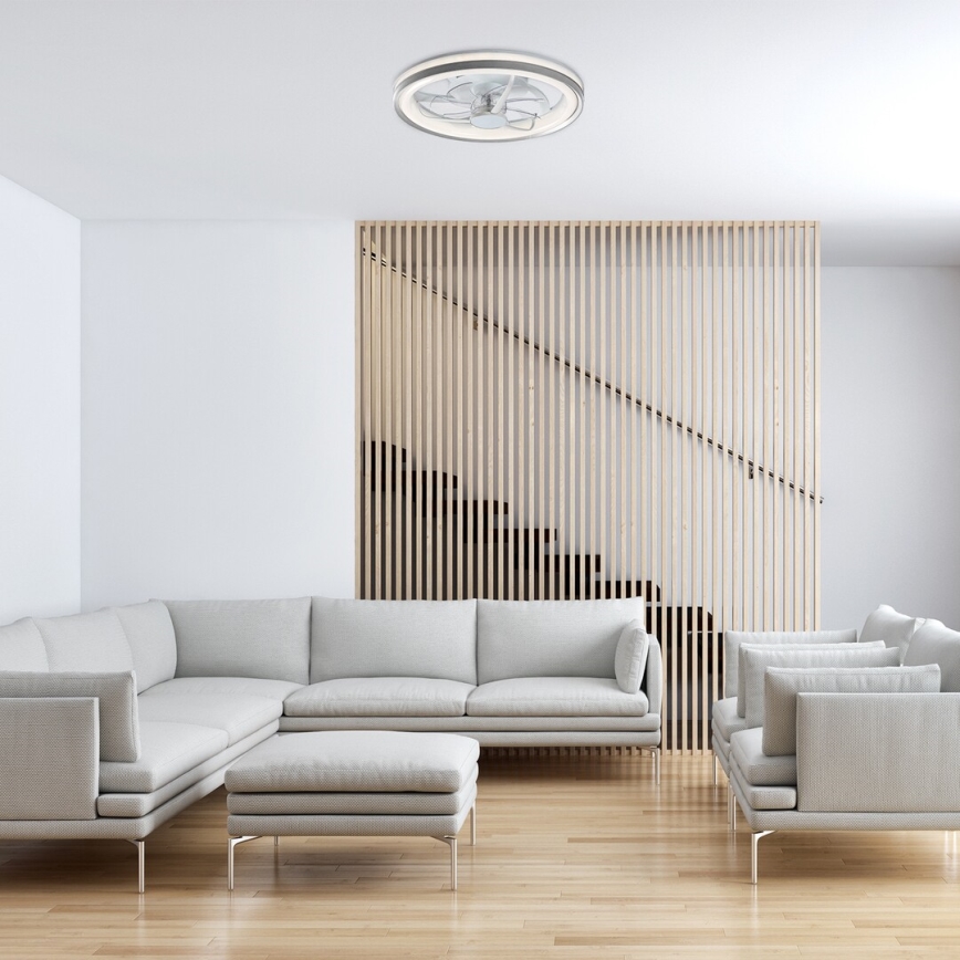 Rabalux - LED Loftlampe med ventilator dæmpbar LED/40W/230V 3000/4000/6000K Wi-Fi + fjernbetjening