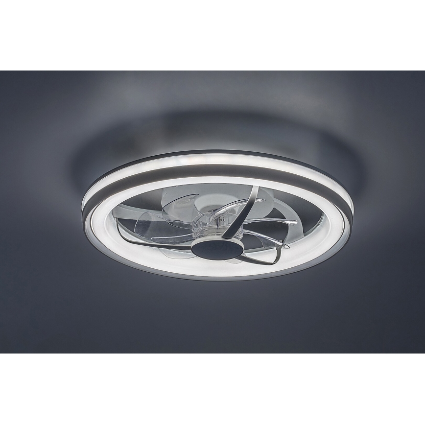 Rabalux - LED Loftlampe med ventilator dæmpbar LED/40W/230V 3000/4000/6000K Wi-Fi + fjernbetjening