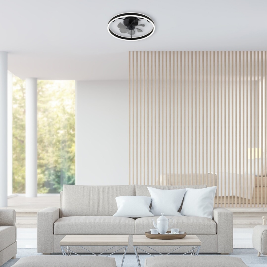 Rabalux - LED Loftlampe med ventilator dæmpbar LED/40W/230V 3000/4000/6000K Wi-Fi + fjernbetjening