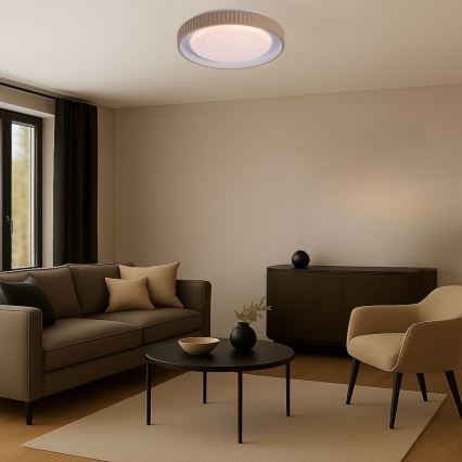 Rabalux - Dæmpbar LED-loftlampe LED/48W/230V 3000-6500K Ø 49,5 cm + fjernbetjening