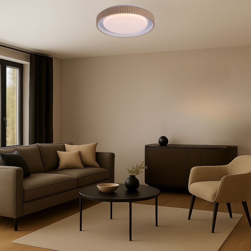 Rabalux - Dæmpbar LED-loftlampe LED/48W/230V 3000-6500K Ø 49,5 cm + fjernbetjening
