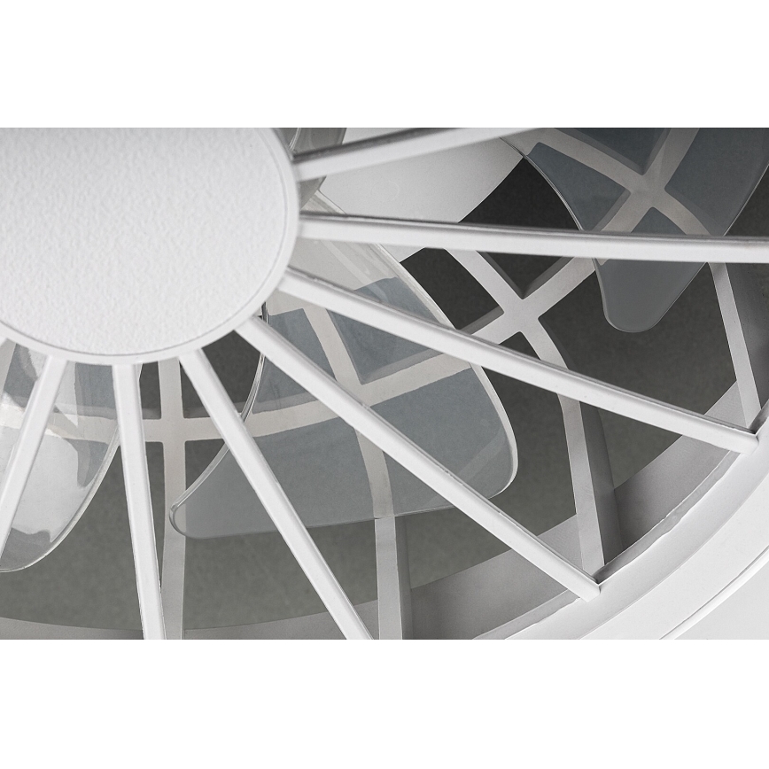 Rabalux - LED Dæmpbar loftlampe med ventilator LED/24W/230V 3000-6500K + fjernbetjening