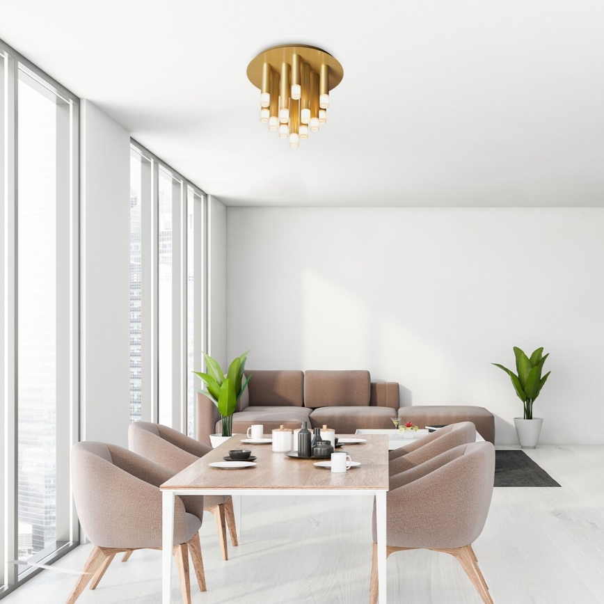 Rabalux - Loftlampe 13xG9/5W/230V guldfarvet