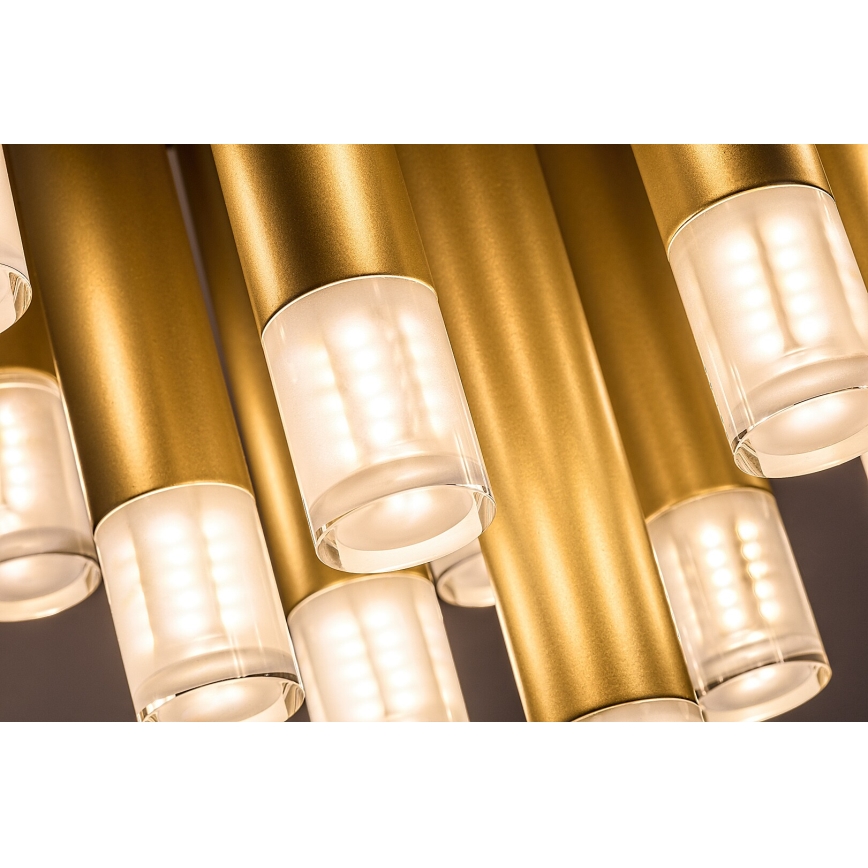 Rabalux - Loftlampe 13xG9/5W/230V guldfarvet