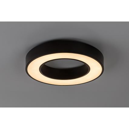 Rabalux - LED-dæmpbar loftlampe LED/45W/230V 3000-6500K Ø 60 cm sort + fjernbetjening
