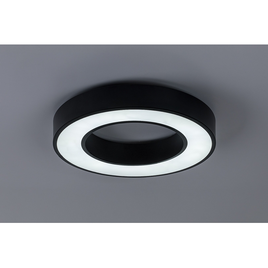 Rabalux - LED-dæmpbar loftlampe LED/45W/230V 3000-6500K Ø 60 cm sort + fjernbetjening
