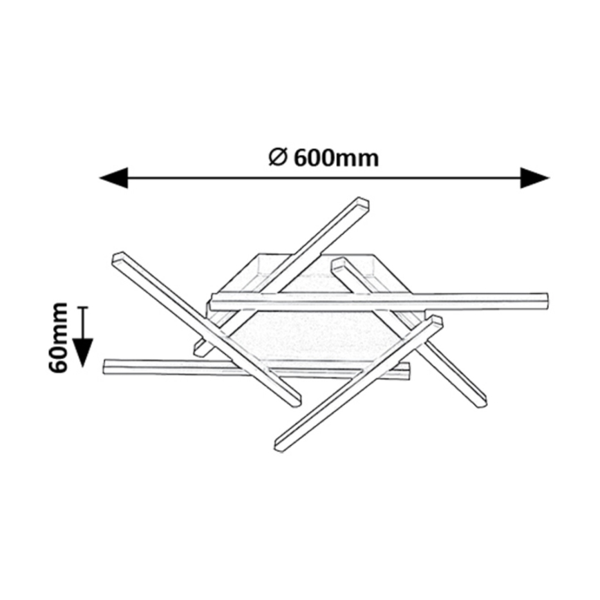 Rabalux - LED loftlampe LED/40W/230V 3000K