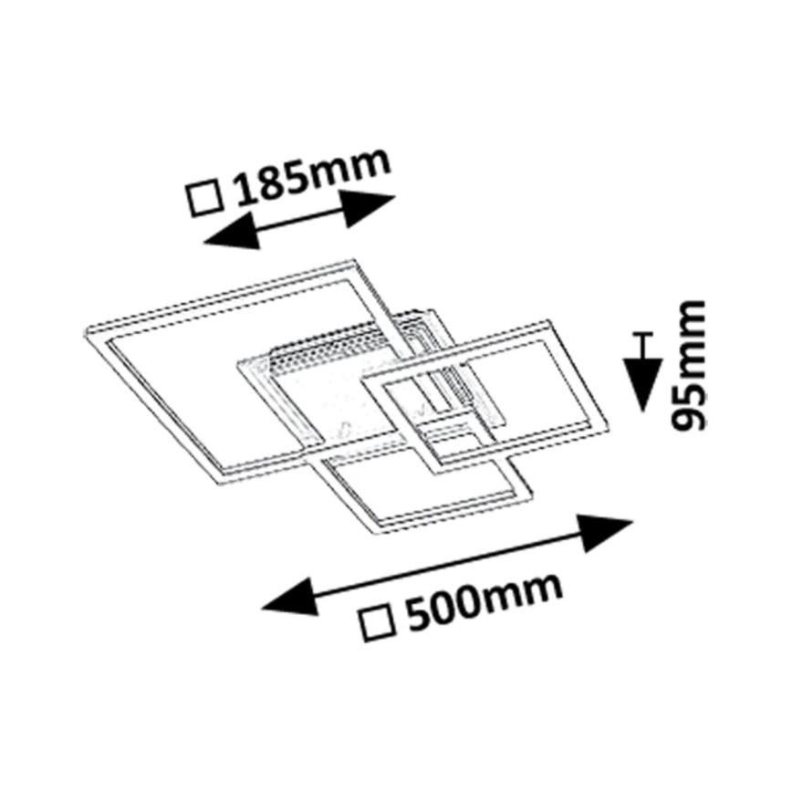 Rabalux - LED loftlampe LED/40W/230V 3000K