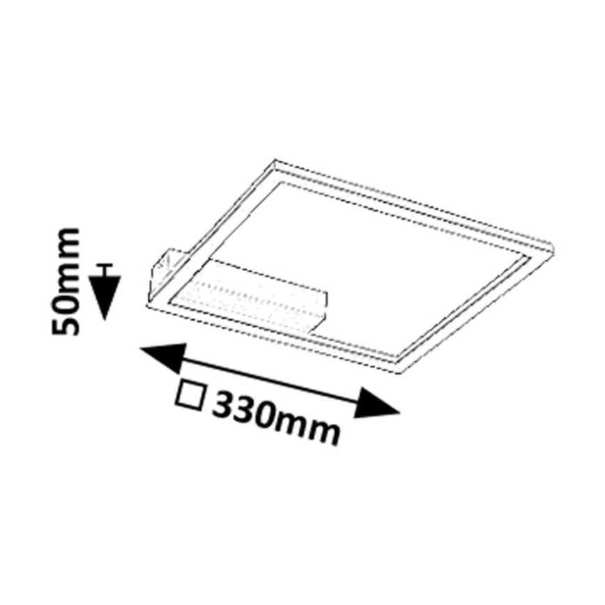 Rabalux - LED loftlampe LED/24W/230V 3000K