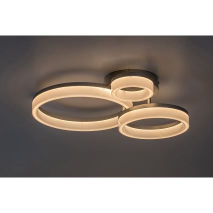 Rabalux - LED loftlampe LED/24W/230V 3000/4000/6500K mat krom