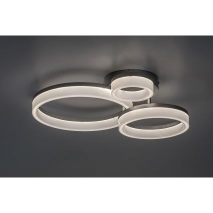 Rabalux - LED loftlampe LED/24W/230V 3000/4000/6500K mat krom