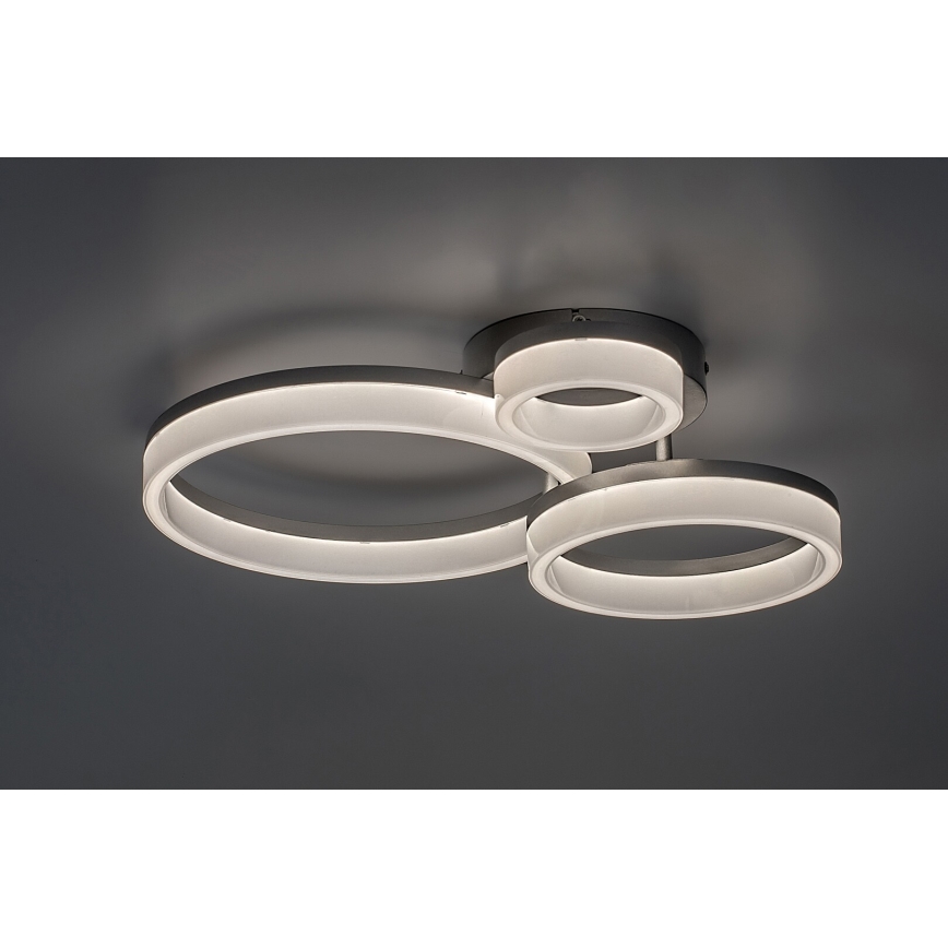 Rabalux - LED loftlampe LED/24W/230V 3000/4000/6500K mat krom