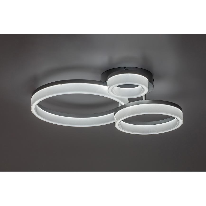Rabalux - LED loftlampe LED/24W/230V 3000/4000/6500K mat krom