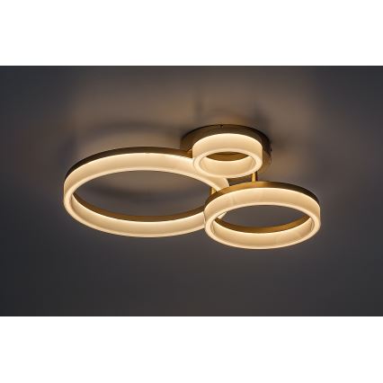 Rabalux - LED loftlampe LED/24W/230V 3000/4000/6500K guldfarvet