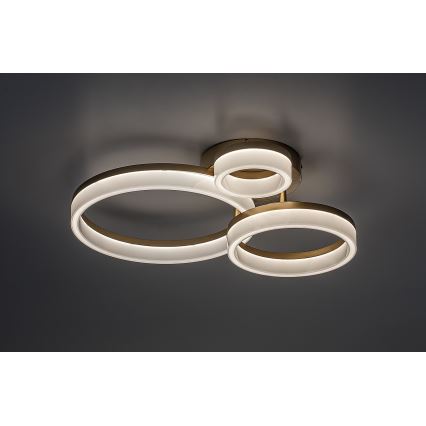 Rabalux - LED loftlampe LED/24W/230V 3000/4000/6500K guldfarvet